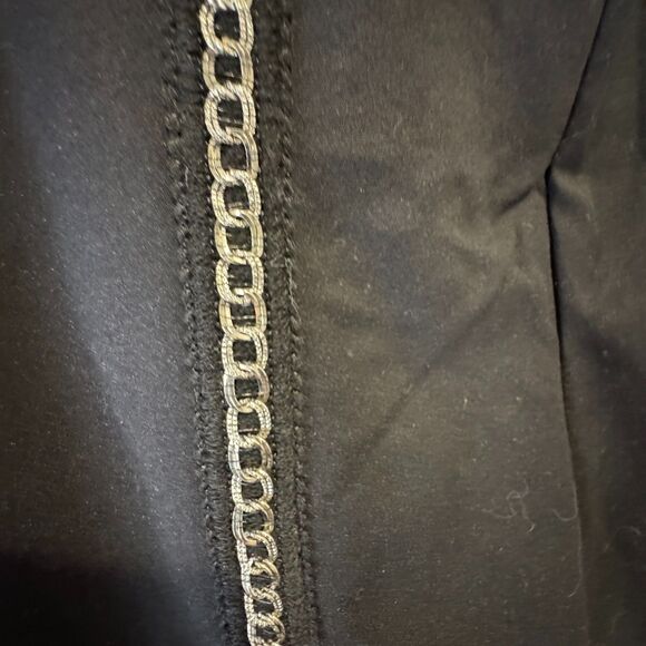 I AM GIA Super High Waisted Trendy Coco Metal Chain Panel Pants - Women's Medium - Picture 4 of 10